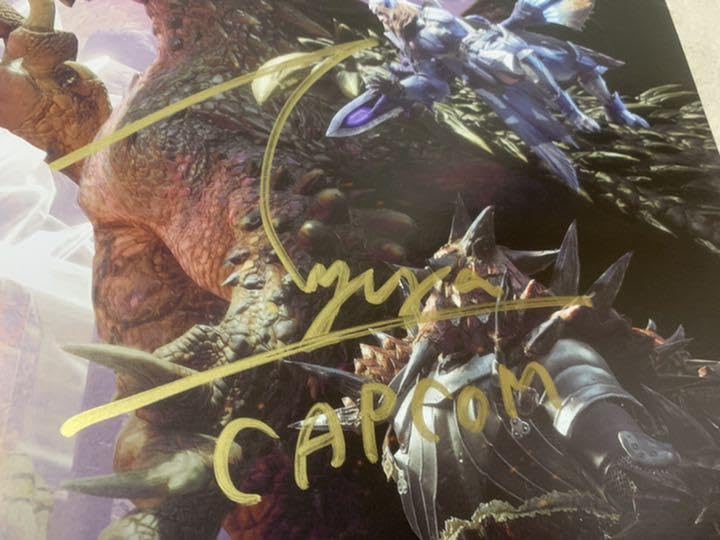 【開発者サイン入り】モンハンワールド ポスター【非売品】 Amazon.co.jp: 非売品 モンスター ハンター ワールド 開発者サイン入り